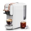 Miniatyrbild 2 av 2: Kaffemaskin, 19 Bar Pumptryck, 2 Koppar Kapacitet, 0,6L Vattentank,EU, Vit