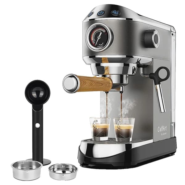 Espresso Kaffebryggare, 20 Bar Tryck, 1,1L Vattentank,BioloMix CM7008
