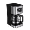 Miniatyrbillede 1 af 2: Kaffemaskine, 12 kop kapacitet, programmerbar timer,sort, EU