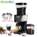 Miniatyrbillede 2 af 2: Automatisk Kværnkaffekværn, 30 Kværnindstillinger, Rustfrit Stål Gehäus, Elektrisk Strøm,EU, BG706 med ring