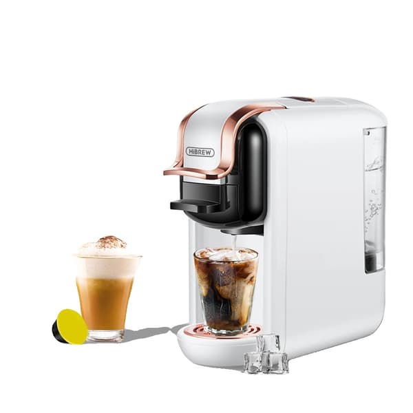 Espresso Kaffebryggare, Kapacitet 5 koppar, Plastkåpa, Funktion Espresso,EU, H2A Vit