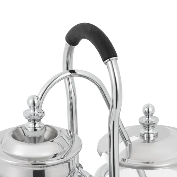 Retro Siphon Kaffe Bryggare, 37 Qt Kapacitet, Temperaturkontroll