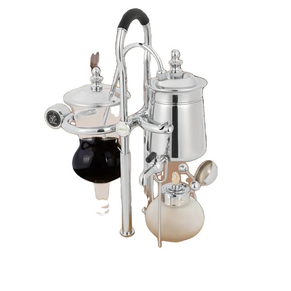 Retro Siphon Kaffe Bryggare, 37 Qt Kapacitet, Temperaturkontroll
