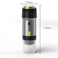 Miniatyrbillede 2 af 2: Bærbar Espresso Maskine, 120 ml Kapacitet, Multi-Opladningsmuligheder, Kompakt Design,metallisk grå