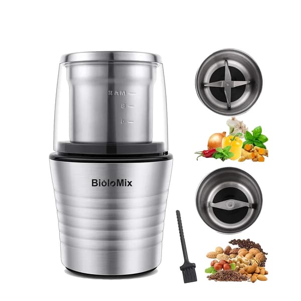 Sähkämylly, ruostumaton teräsrunko, monikäyttöinen, helppo puhdistaa,220-240V50-60Hz, EU, BCG300
