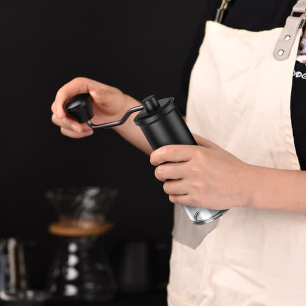OBOSOE Manuell Kaffekvarn med Justerbar Keramisk Konisk Kvarn – 40 Nivåers Inställning