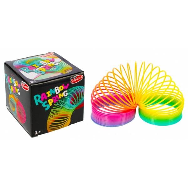 Slinky leksak i regnbågens färger