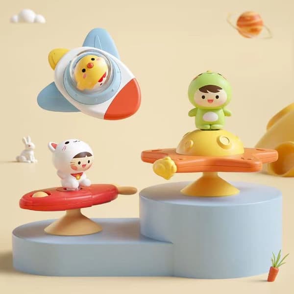 Lollanda 3-Pak Fidget Spinner, Sanselegetøj til Stressaflastning - Spindelegetøj til Baby/Børn