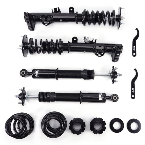 Coilovers för BMW 3 Series E36 Coupe, Justerbar Höjd, Tvårörsdesign, Hållbar Stålstruktur