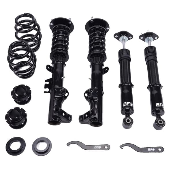 Coilovers för BMW 3 Series E36 Coupe, Justerbar Höjd, Tvårörsdesign, Hållbar Stålstruktur