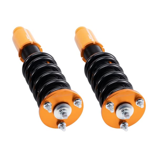 Coilover Sänkning Kit, Justerbar Höjd 1-3 Tum, Hög Styvhet Coil Fjädrar, Komplett Installationspaket