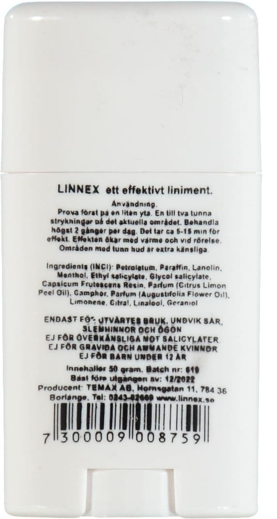 3-PACK LINNEX STICK 50 GRAM, liniment stick