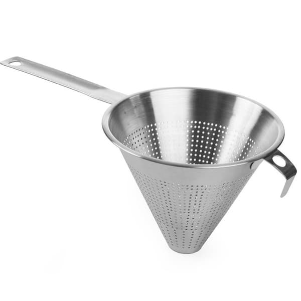Kiinalainen kartiomainen siivilä, ruostumattomasta teräksestä valmistettu siivilä, halkaisija. 185 mm - Hendi 547304
