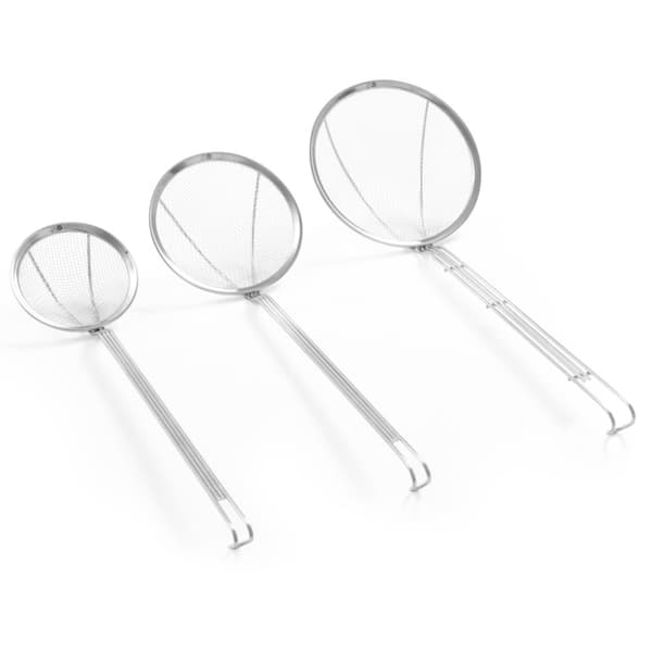 Durkslag, sil för fritering i olja, rostfritt stål. 100 mm - Hendi 640104