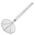 Pikkukuva 1 / 2: Siivilä, siivilä öljyssä paistamiseen, ruostumaton teräs. 180 mm - Hendi 640500