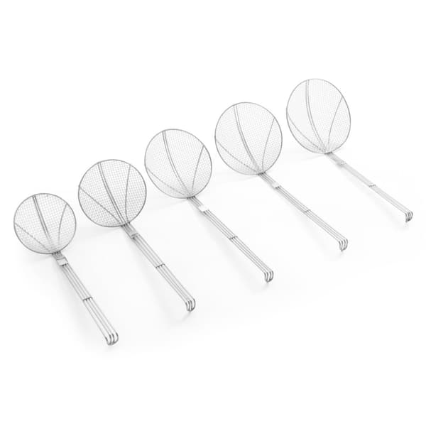 Durkslag, sil för fritering i olja, rostfritt stål. 200 mm - Hendi 640609