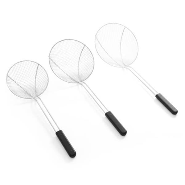 Durkslag, sil för fritering i olja, rostfritt stål. 260 mm - Hendi 640920