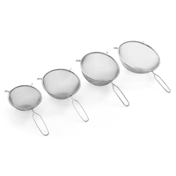 Tiheä seula ruostumattomasta teräksestä valmistetuilla kahvoilla Profi Line halk. 220 mm - Hendi 637401