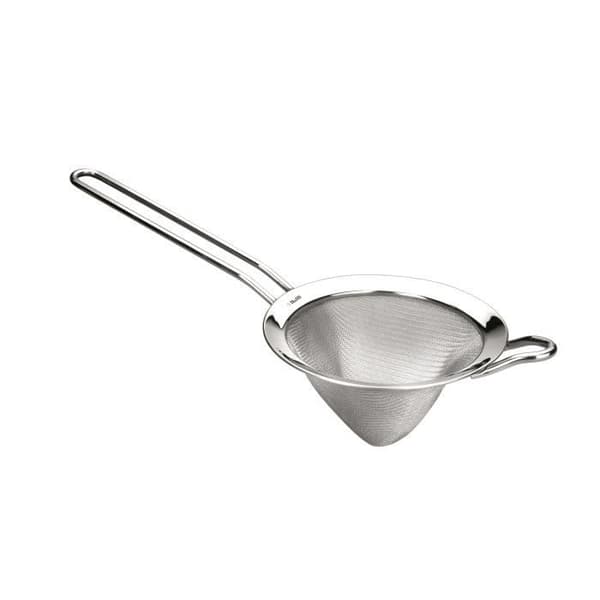 SIL MED KONISKT HANDTAG ROSTFRITT STÅL FINMASKIN ROSTFRITT STÅL - PLATKANT POLERAT ROSTFRITT STÅL ÖVERKVALITET SÄKER I DISKMASKINEN DIAMETER 15 C...