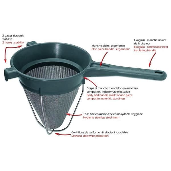 Kinesisk Matfer, 8" - W693
