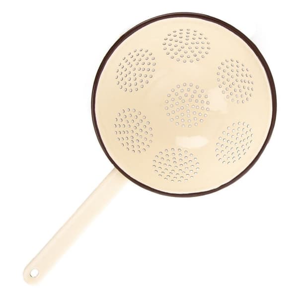 Emaljerad sil, sil, 22 cm retro
