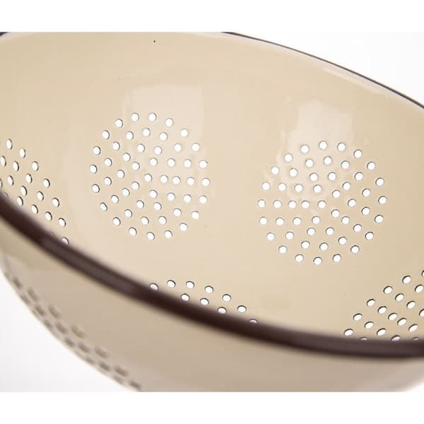 Emaljerad sil, sil, 22 cm retro