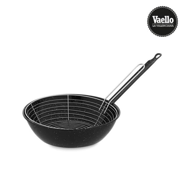 Stekpanna - Vaello - 24 cm - Laminerat stål - Anti-syra emalj - Korg ingår