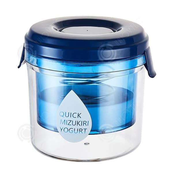 INN Yoghurtsil med lock Bärbar återanvändbar grekisk yoghurtsil Vassleavskiljare för grekisk yoghurtjuicete
