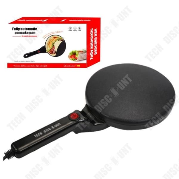 TD® pannkaksmaskin enkelsidig uppvärmning enknappsströmbrytare icke-hängande non-stick elektrisk hushållsgrill