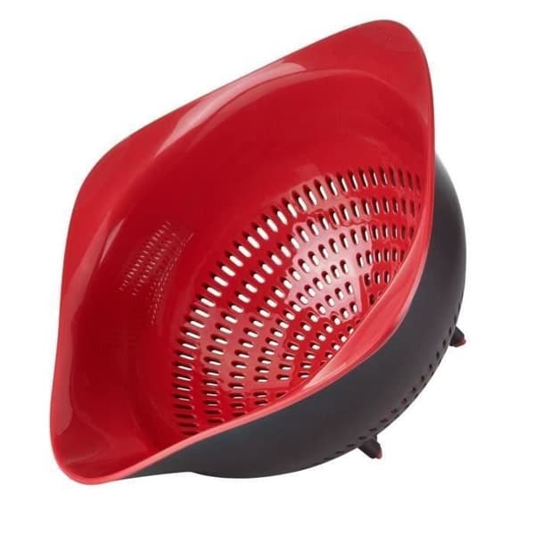 TEFAL INGENIO Durkslag K2070614 svart och röd