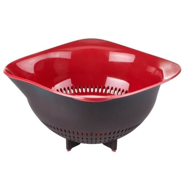 TEFAL INGENIO Durkslag K2070614 svart och röd