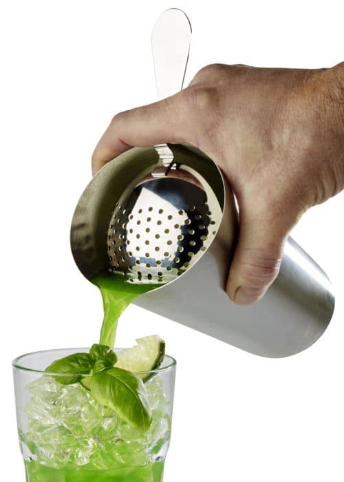 Passoire - chinois Aps - 93313 - Tamis Cocktail Passoire i rostfritt stål Ø 7,5 cm, längd 18 cm, polerad