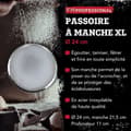Miniatyrbild 3 av 4: Passoire inox XL 24 cm FM Professional