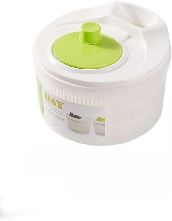 OBOSOE Manuell sallad spinner, grönsaker tork korg med hand vev, frukt avlopps kök Gadget