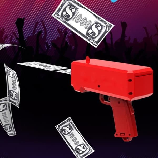TD® Sedelpistol pengar kontanter vapenleksak billig dollarautomat pengamaskin cool present spottpengarleksak
