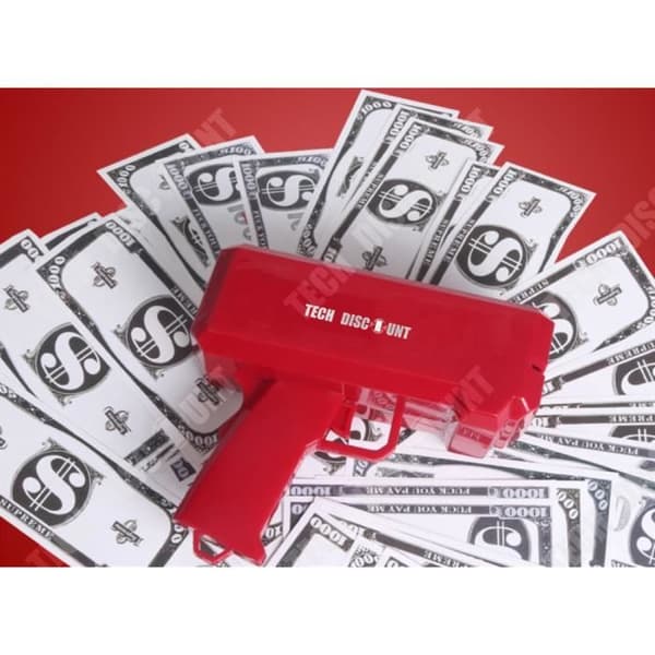 TD® sedelpistol kontantpistol billig leksak dollarautomat pengamaskin cool present dekompression skjuter fester
