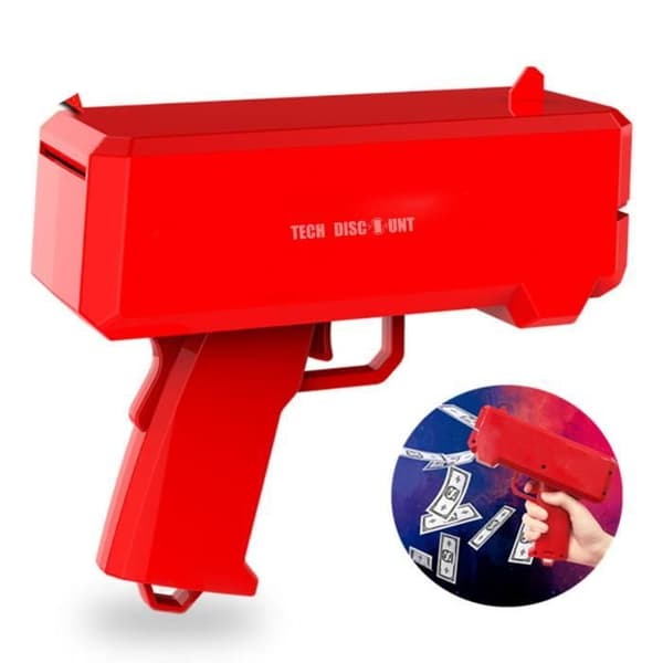 TD® sedelpistol kontantpistol billig leksak dollarautomat pengamaskin cool present dekompression skjuter fester