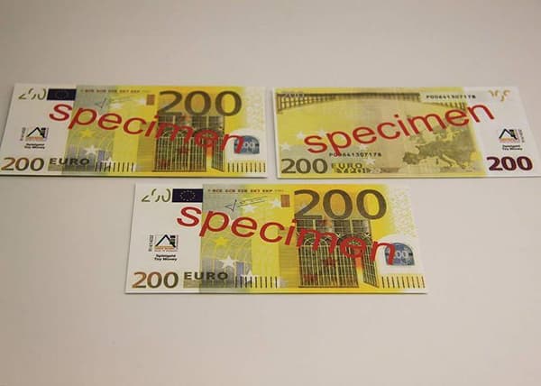 Sedel - Wissner sedel - Wissner080626.000 - 080626.000 200 Euro sedel i plastpåse (pack med 100 st)
