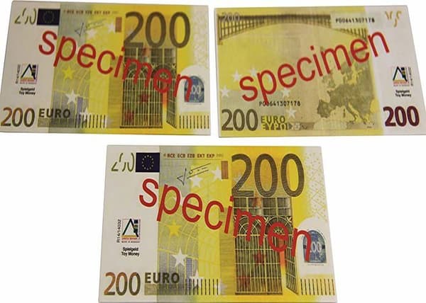 Sedel - Wissner sedel - Wissner080626.000 - 080626.000 200 Euro sedel i plastpåse (pack med 100 st)