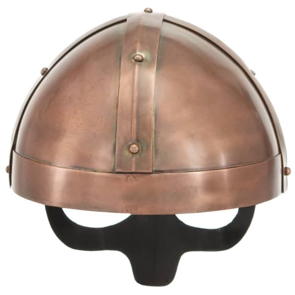 vidaXL Vikingahjälm för LARP koppar stål