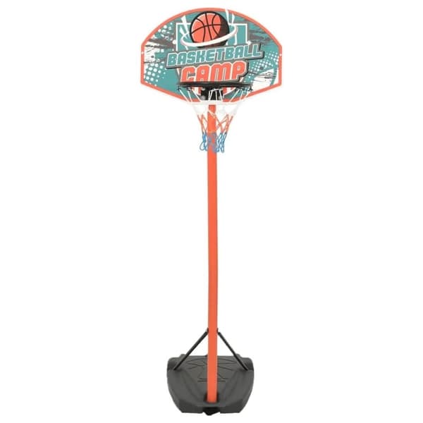 vidaXL Flyttbar basketkorg justerbar 180-230 cm