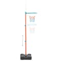 Miniatyrbild 3 av 10: vidaXL Flyttbar basketkorg justerbar 109-141 cm