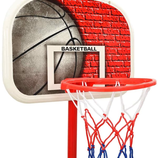 vidaXL bærbart basketballsæt justerbart 138,5-166 cm