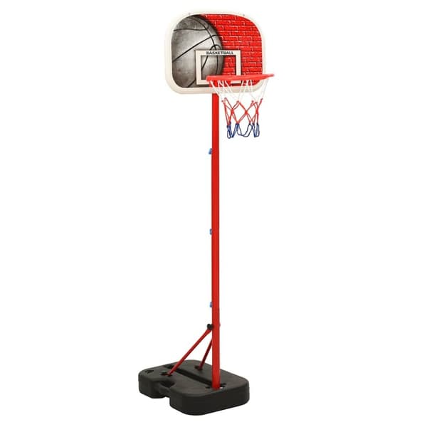vidaXL bærbart basketballsæt justerbart 138,5-166 cm