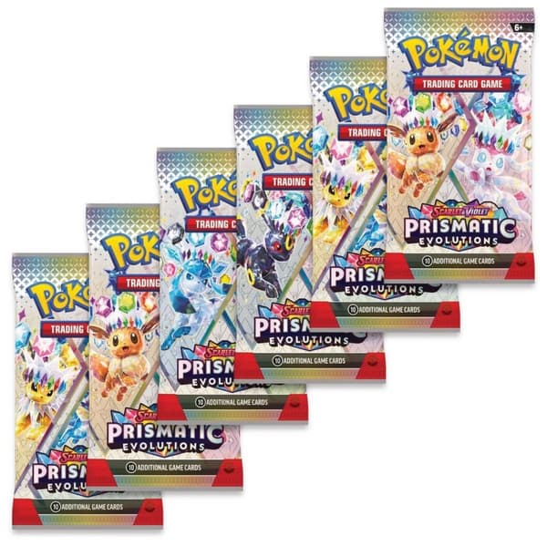 Pokémonkort Prismatic Evolutions Booster Bundle (6 Packs)