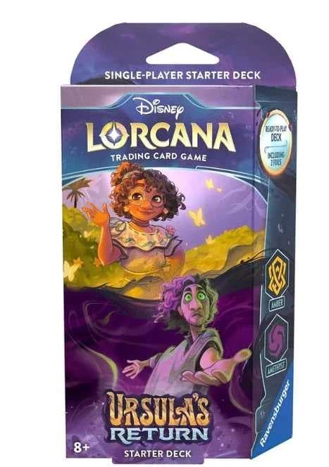 Disney Lorcana TCG: Ursula's Return Starter Deck - Amber & Amethyst