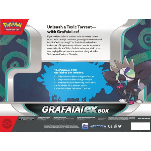 Pokemon TCG: Grafaiai ex Box -insamlar kortsats