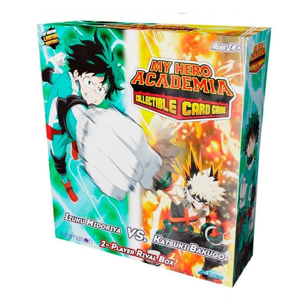 Jasco Games Rival Deck Izuku Midoriya Vs Katsuki Bakugo 2 Spillere My Hero Academia Samlekort Engelsk Flerfarvet
