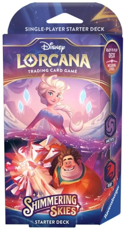 Disney Lorcana TCG: Shimmering Skies Starter Deck - Elsa & Wreck