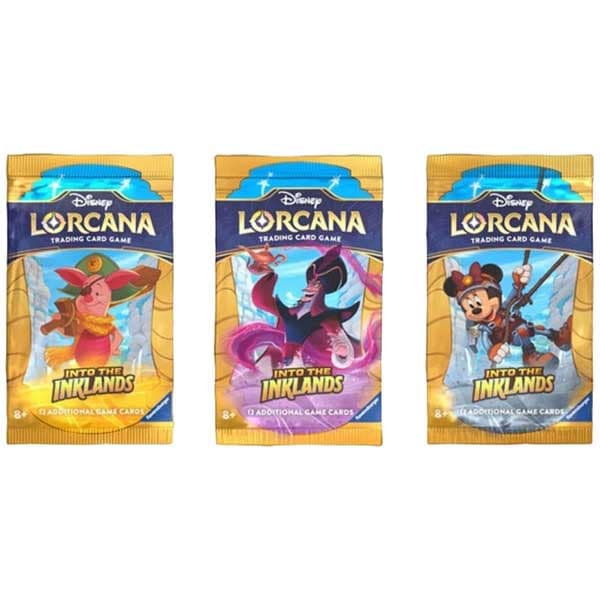 Lorcana Into The Inklands Engelske Ekstra Spillekort 24 Enheder